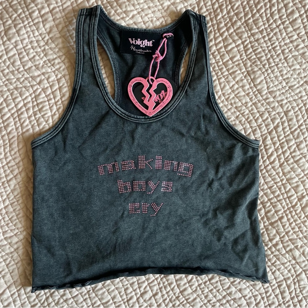 Grunge Crop Tank 🤘🏽